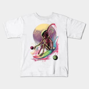 Alien surfing 88078 Kids T-Shirt